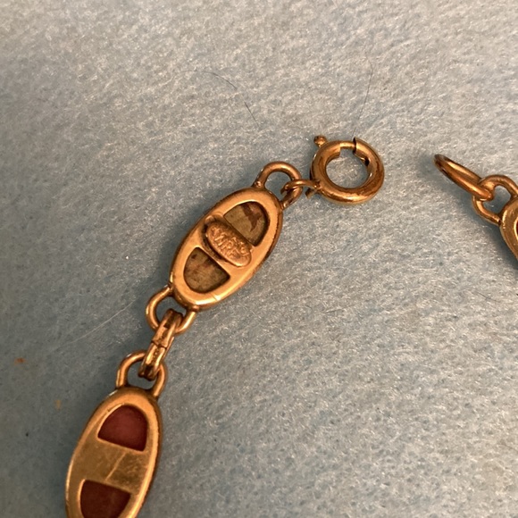 Vintage 12k gold filled Egyptian Scarab Bracelet 7 inches - Picture 5 of 7